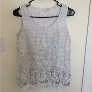 Blu pepper medium white blouse